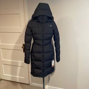 Long Black North Face Women’s Black Puffer Jacket W Metropolis TNF Black